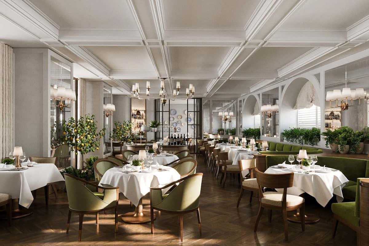 La sala del ristorante Viride