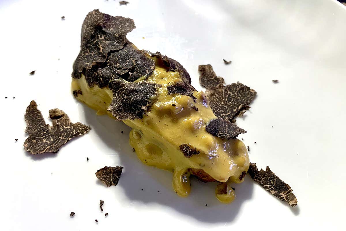 Blanquette di vitello moderna di Guido Paternollo L’alta cucina a sostegno della Fondazione Cotarella contro i disturbi del comportamento alimentare