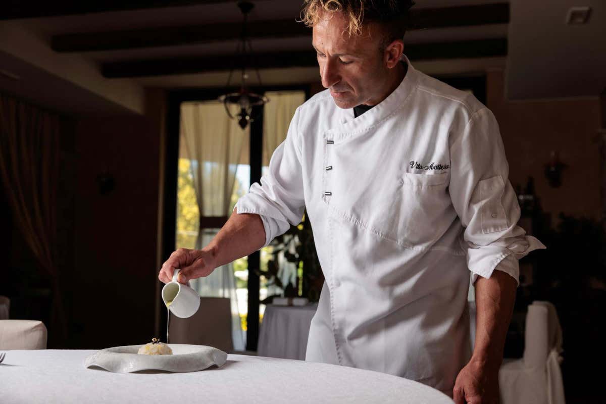 Vito Mattera, chef del ristorante Villa Ischia