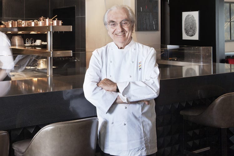 Gualtiero Marchesi - La voglia di fare squadra in cucina tra i valori di Euro-Toques dal 1993