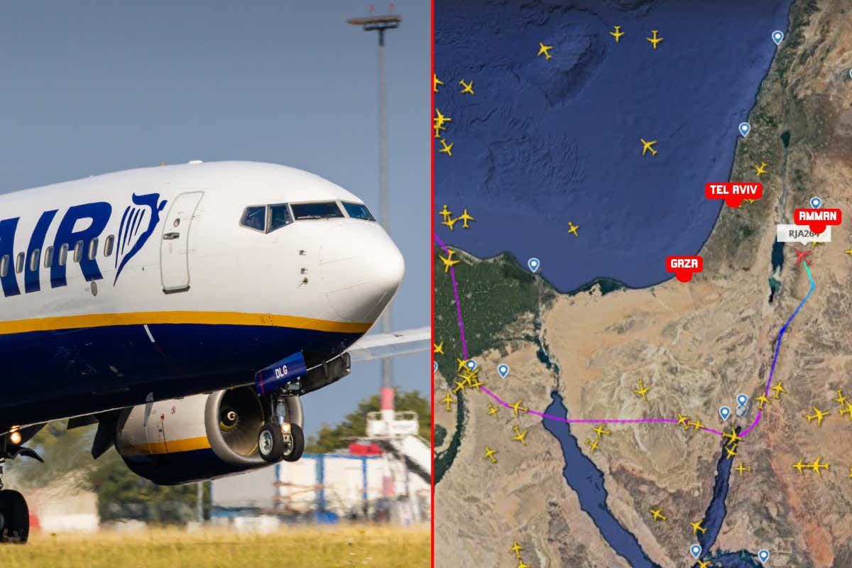 Viaggi in Medio Oriente? Un'ora di volo in più per la guerra tra Israele e Palestina Viaggi in Medio Oriente? Un'ora di volo in più per la guerra tra Israele e Palestina