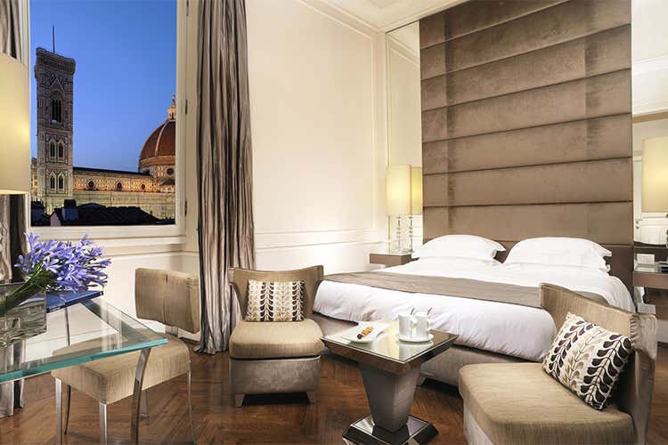 Una camera con vista dell'Hotel Brunelleschi a Firenze - Il Brunelleschi Hotel nella Top Tenper i lettori di Condé Nast Traveler Una camera con vista dell'Hotel Brunelleschi a Firenze - Il Brunelleschi Hotel nella Top Tenper i lettori di Condé Nast Traveler