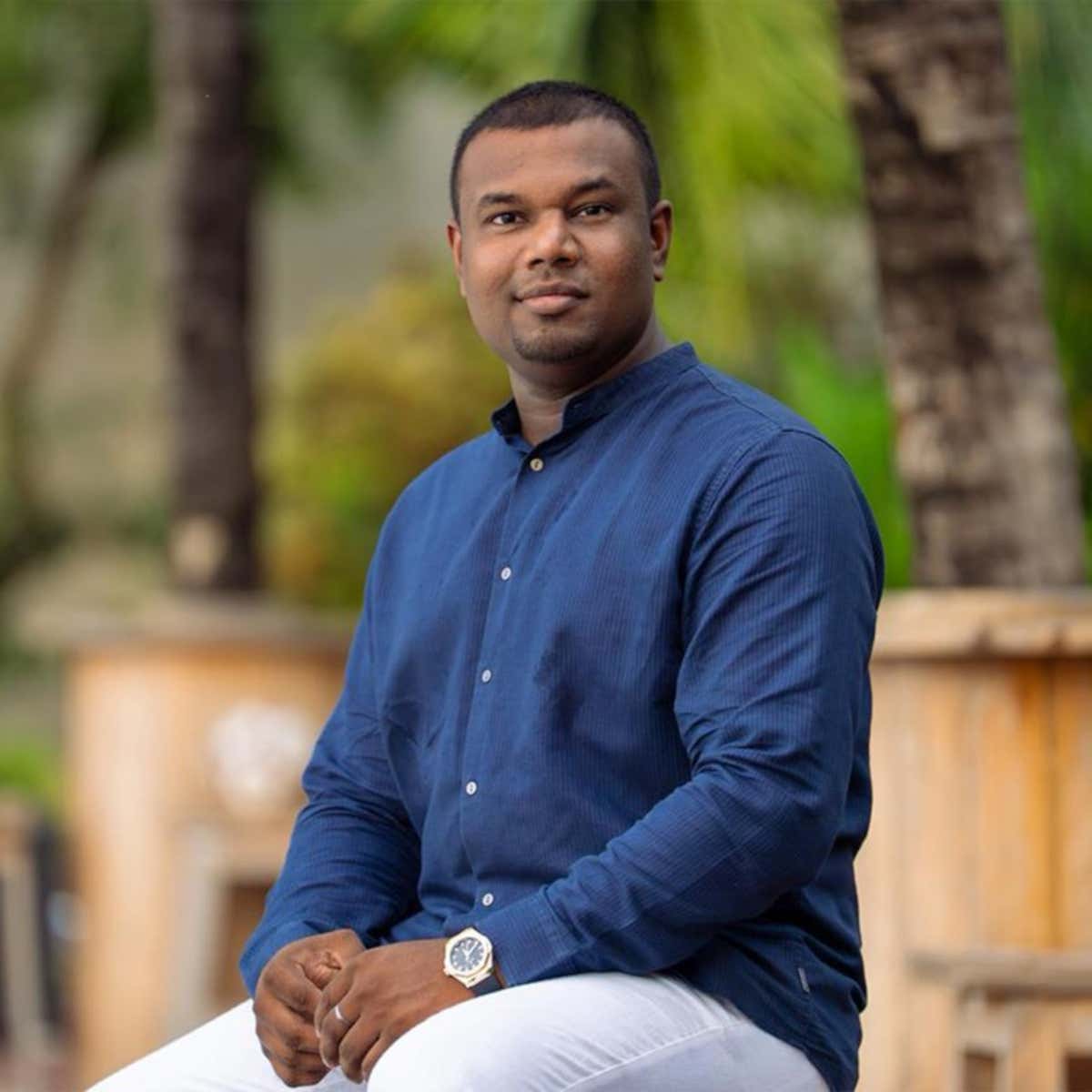 Arshed Refai, general manager del Sun Siyam Pasikudah