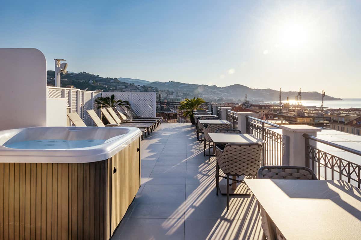 La terrazza panoramica del Best Western Hotel Nazionale Sanremo