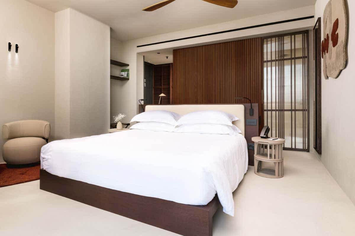 Una stanza signature dell'hotel Capitolo Riviera