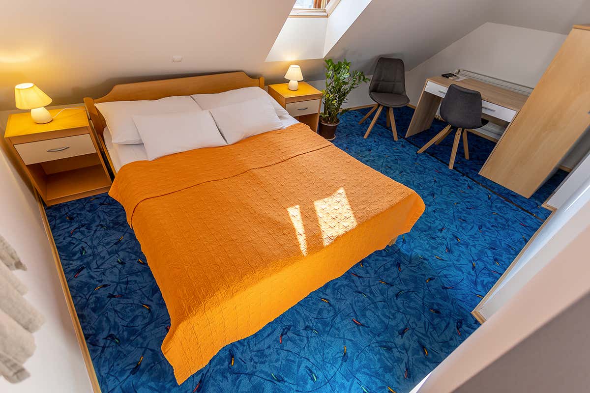 Una delle stanze dell'Hotel Garni Paleta