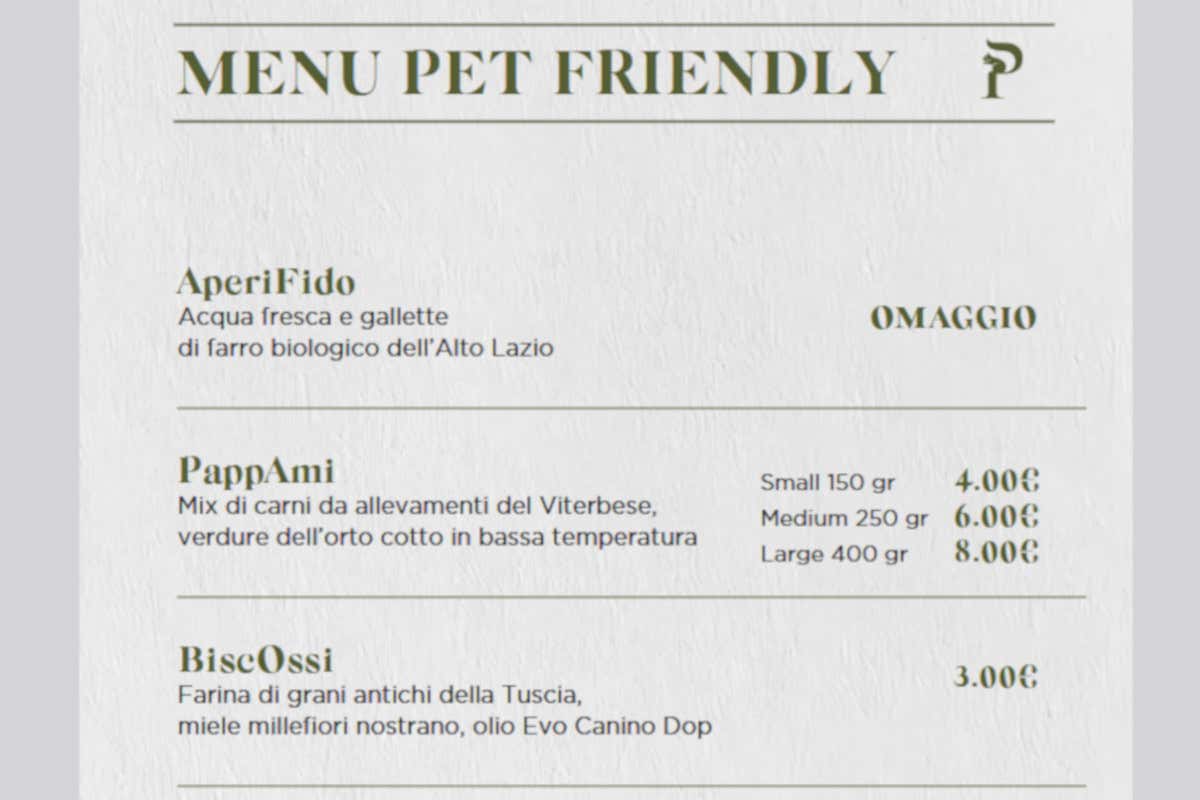 In un agriturismo della Tuscia è nato un vero e proprio menu dedicato ai cani In un agriturismo della Tuscia è nato un vero e proprio menu dedicato ai cani
