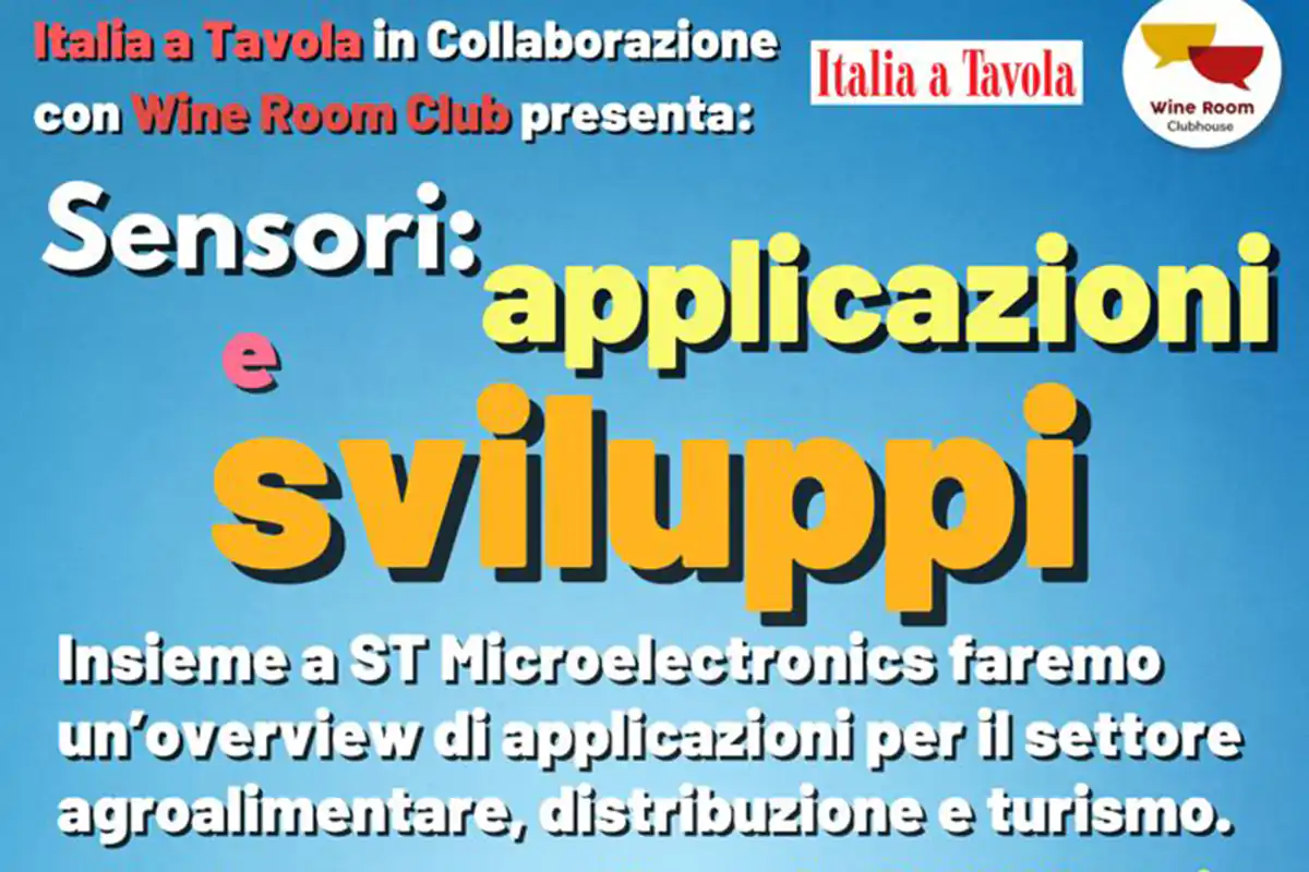 L'evento su Clubhouse il 12 maggio alle 18.30 Un sensore fa la differenza? Su Clubhouse si parla di tecnologia