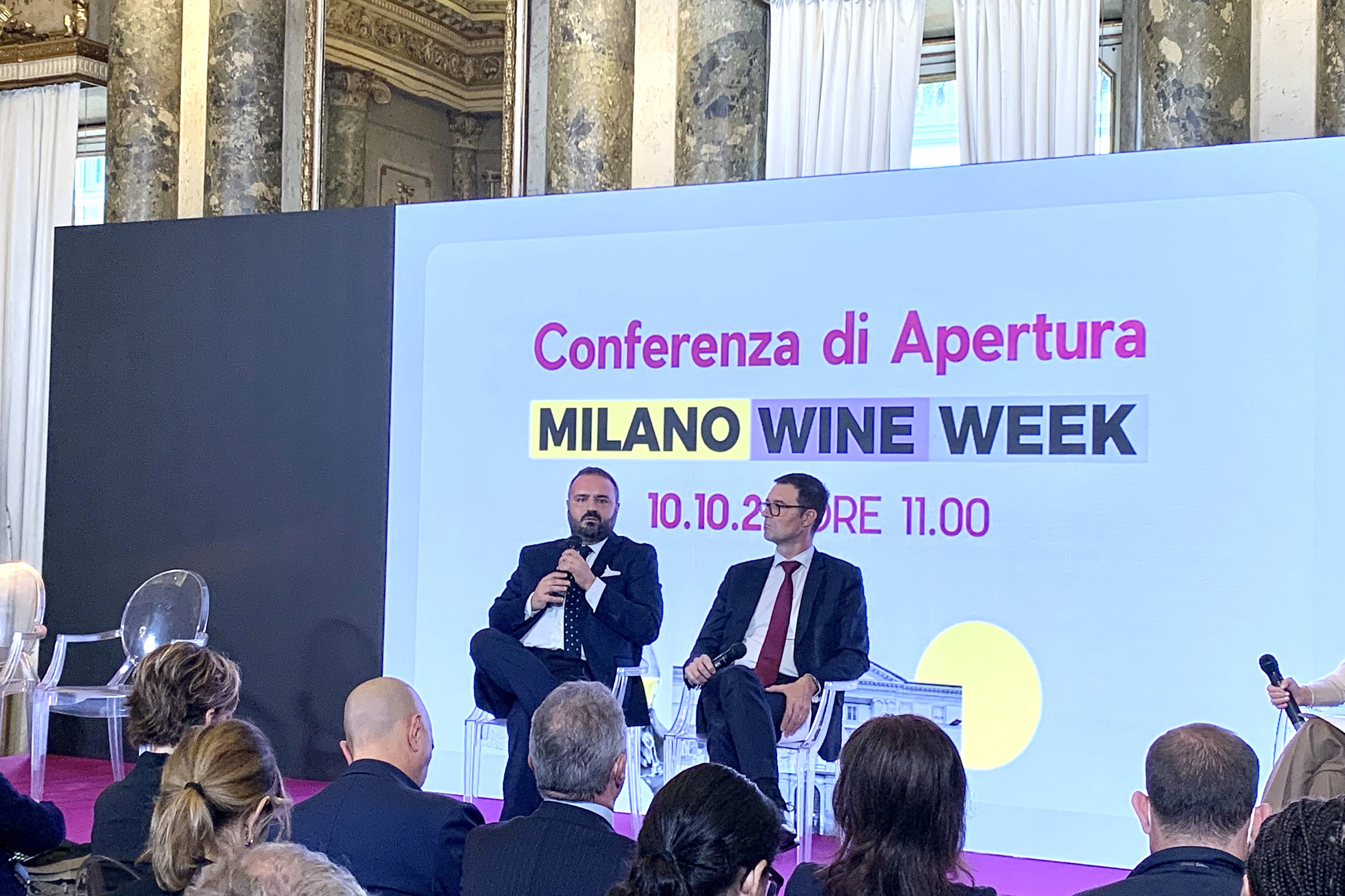 Federico Gordini e Christophe Rabatel Quinta Milano Wine Week: il vino con la città intorno