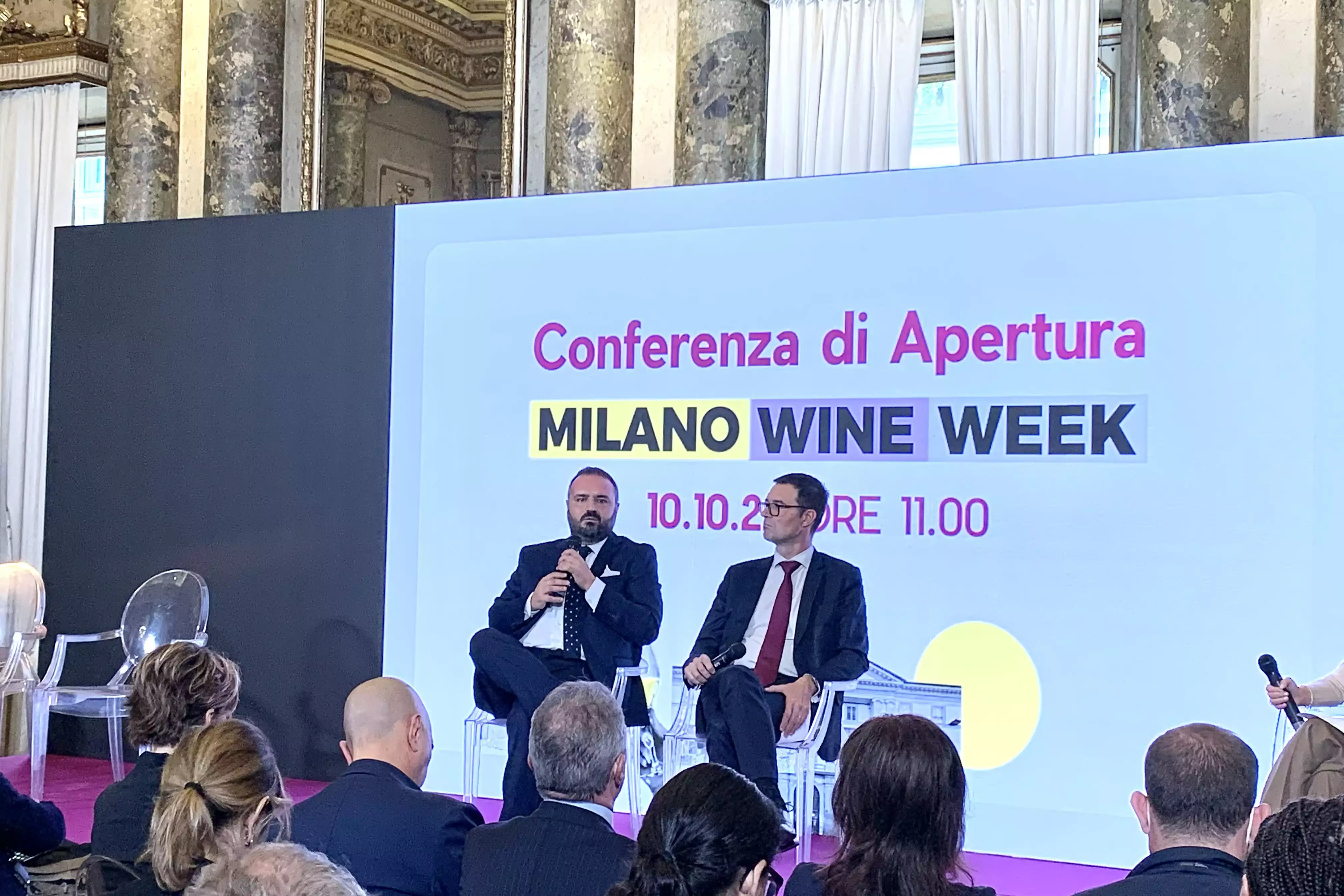 Federico Gordini e Christophe Rabatel Quinta Milano Wine Week: il vino con la citt&agrave; intorno