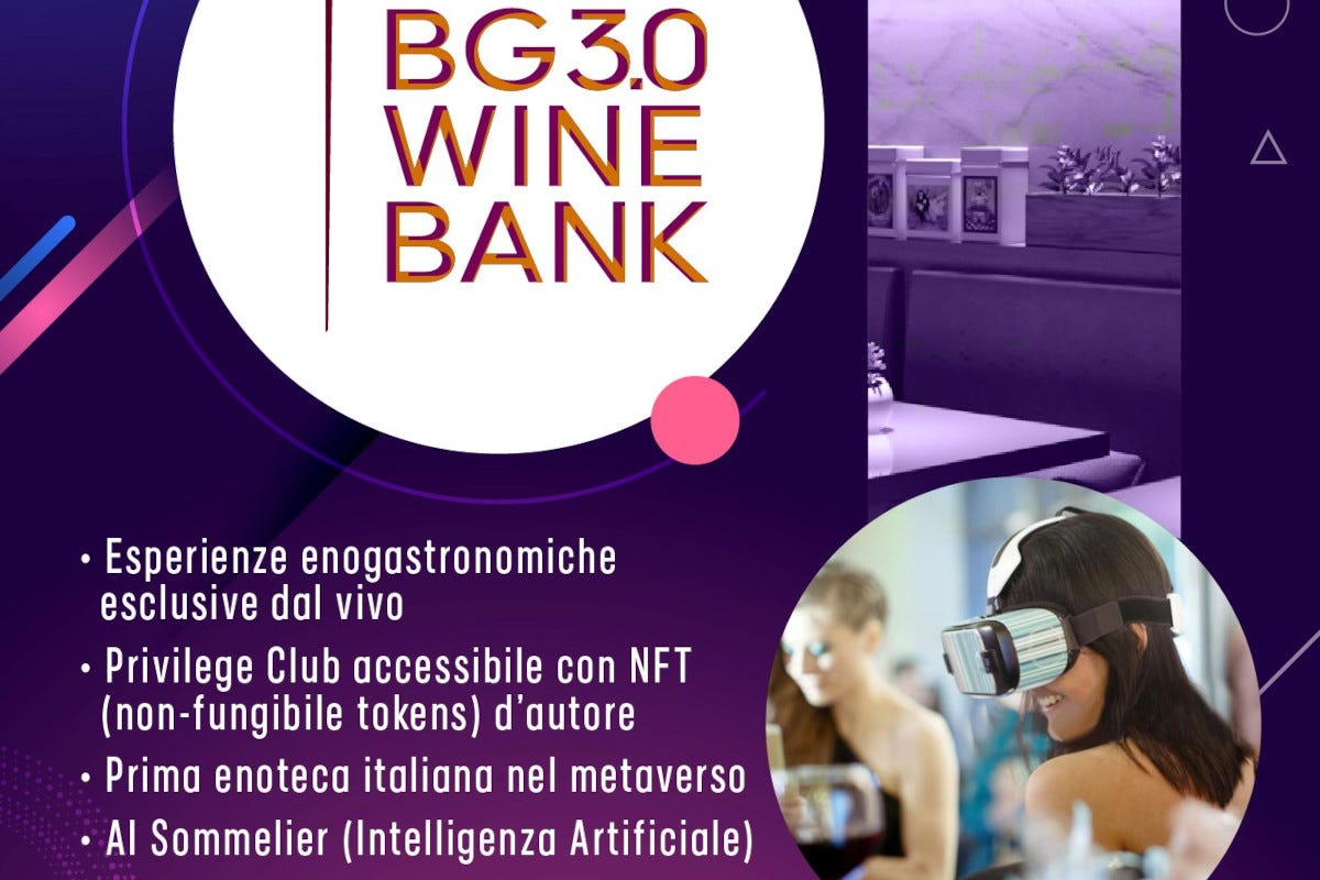 Nft metaverso e intelligenza artificiale: a Bergamo il wine-bar 3.0