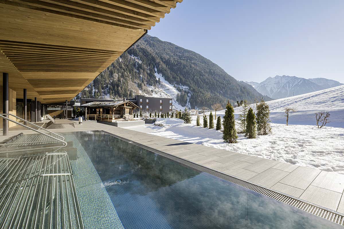 L'infinity pool del Schwarzenstein - Alpine Luxury Spa Resort