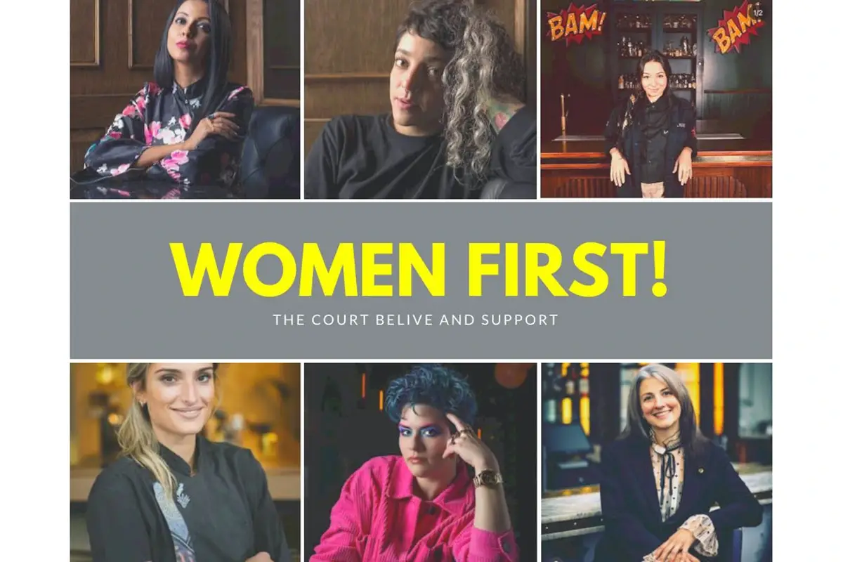 Alla chiamata hanno aderito barlady amiche da tutto il mondo Barlady da tutto il mondo a The Court di Roma con Women First