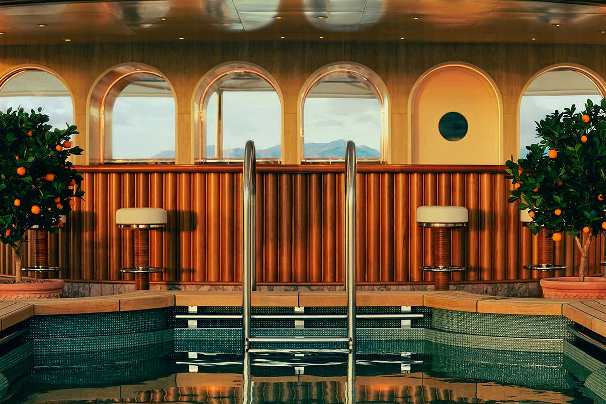 Il bar a bordo piscina del Four Seasons I