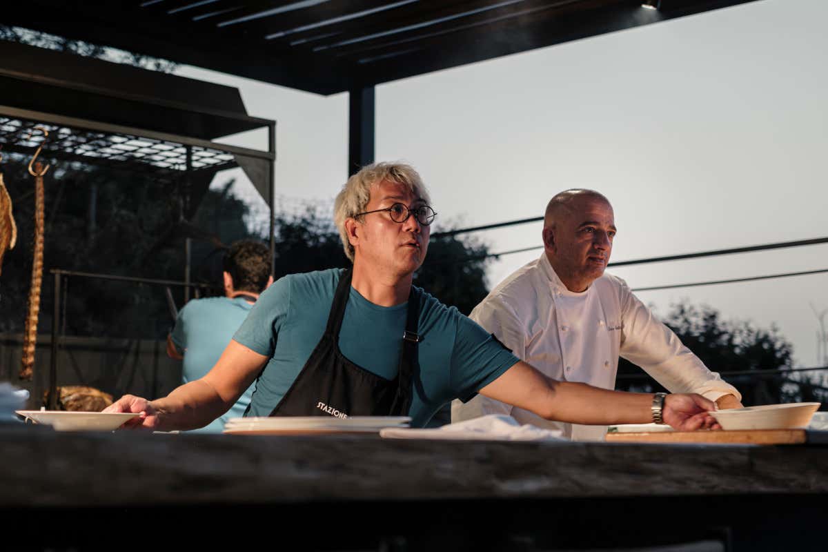 Con Pino Cuttaia e Yoji Tokuyoshi, Sicilia e Giappone insieme nel piatto 