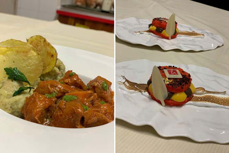 L'agnello e la pizza imbottita (Le Marche secondo Montersino Una serata al Marchese del Grillo)