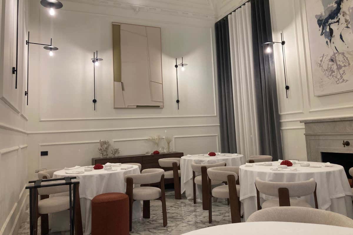 Una delle sale del ristorante Zàgarà