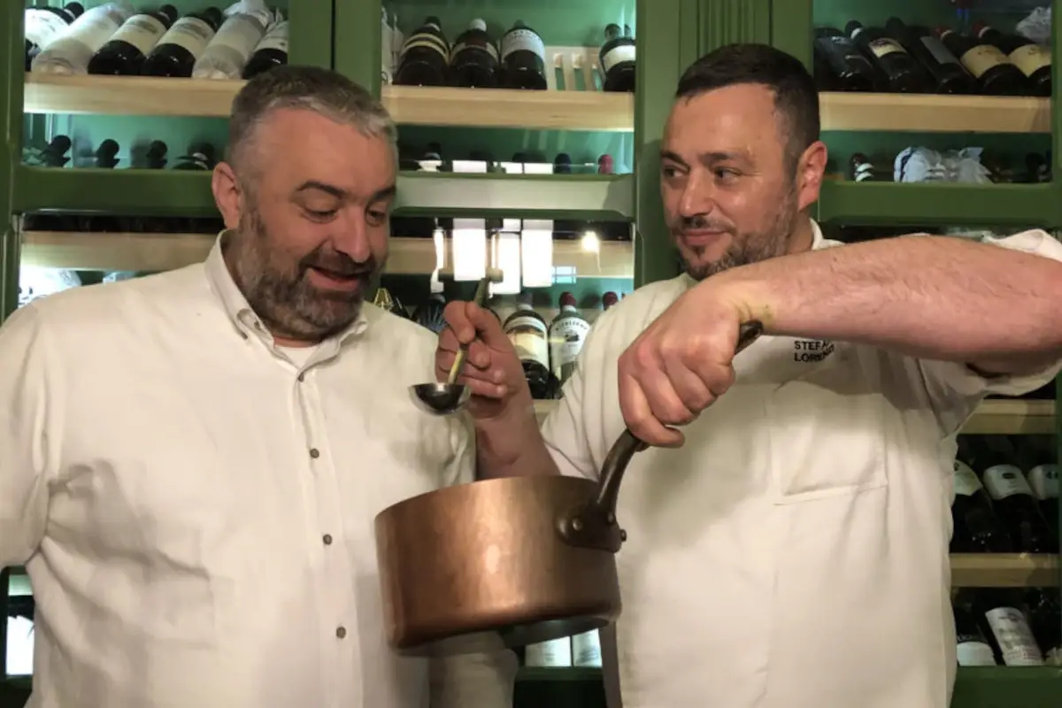 Giancarlo Zanolli e Stefano Lorenzi&nbsp; Il Montebaldo sposa il marrone di San Zeno
