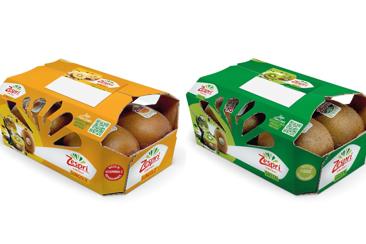 Zespri rivoluziona il packaging di kiwi per una sostenibilità eco-friendly