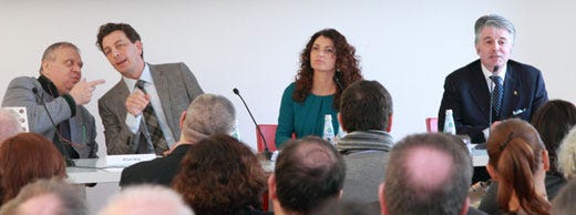 Allan Bay, Nicola Cesare Baldrighi, Elisabetta Serraiotto e Alessandro Scorsone (foto Giulio Ziletti)