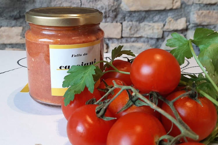 La salsa per l'Amatriciana - Kit per ricette fai-da-te La metamorfosi di Cacciani