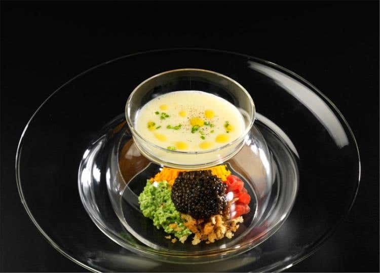 CAVIALE CON CREMA PATATE