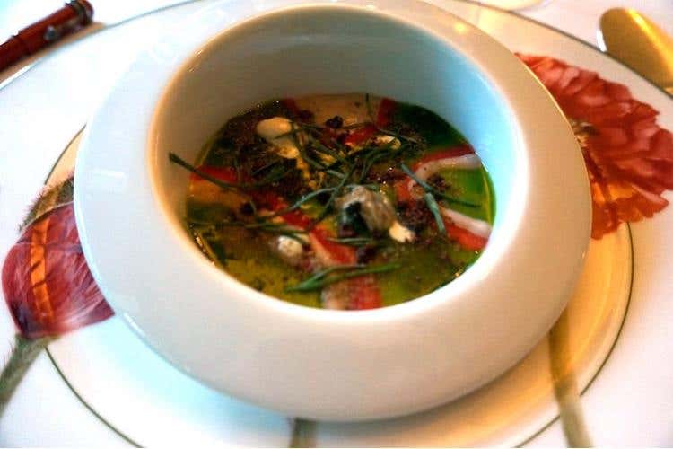 Insalata liquida di terra e mare