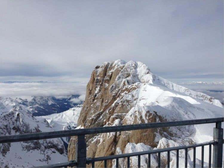 in vetta alla Marmolada (3