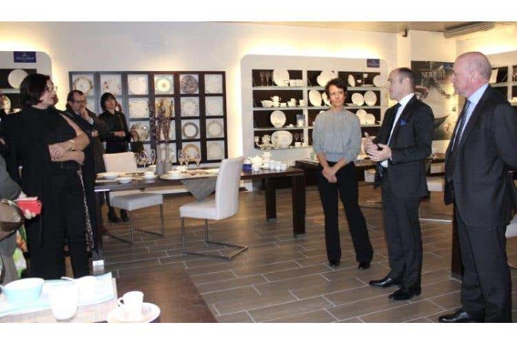 Discorso di Nicolas Luc Villeroy & Boch (secondo da destra