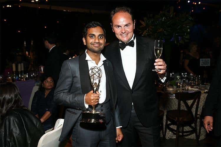 Aziz Ansari e Matteo Lunelli