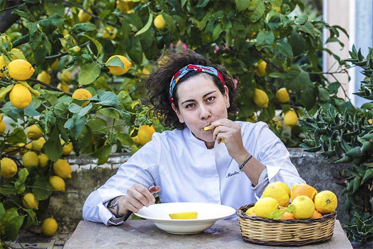 Martina Caruso - foto: Lido Vannucchi (Il 14 febbraio di Veuve Clicquot 
si passa tra vino e ricette stellate)