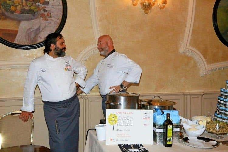 Marco Stabile e Massimiliano Parri (ristorante Ora d'Aria)