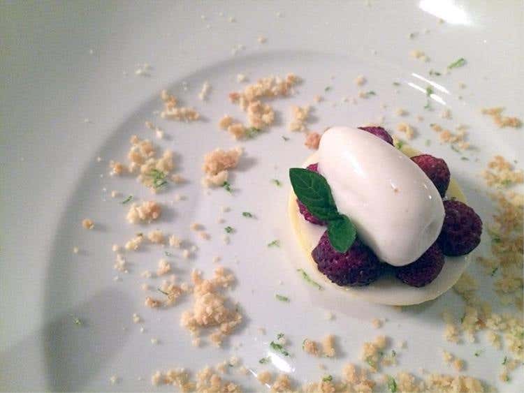 Sorbetto con fragole di Tortona