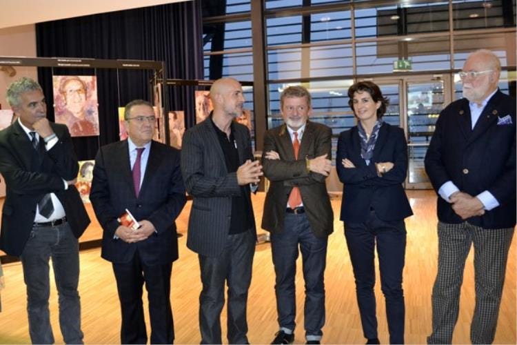Mario Gamba, Elio Dazzo, Gianmarco Tognazzi, Alberto Lupini, Carla Rey e Renato Missaglia