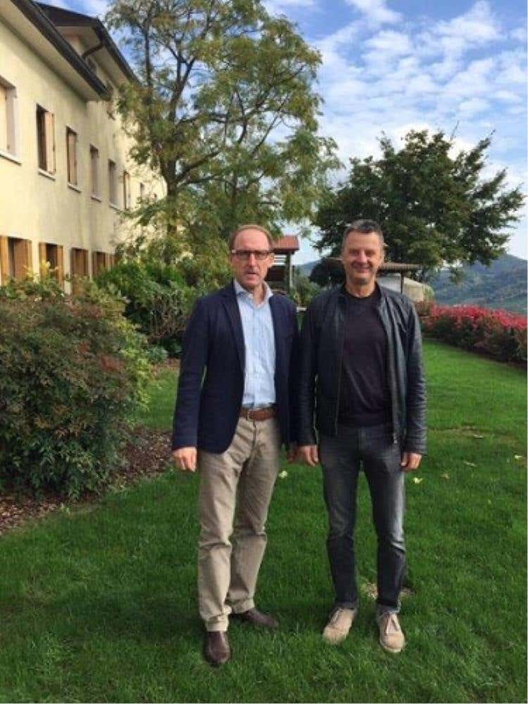Paolo De Bortoli (agronomo e socio) e Loris Dall'Acqua (enologo e socio