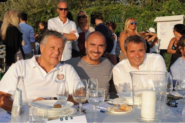 da sinistra: Renato Pozzetto, Salvatore Madonna e Marco Caprai