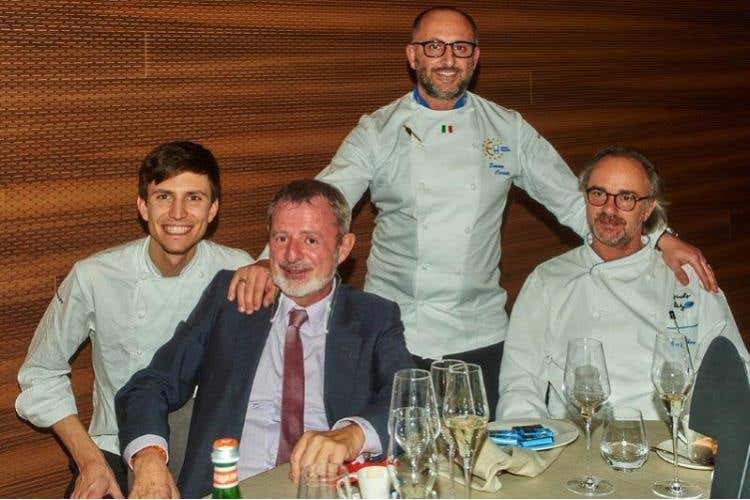 da sinistra: Paolo Griffa, Alberto Lupini, Simone Ciccotti ed Enrico Derflingher