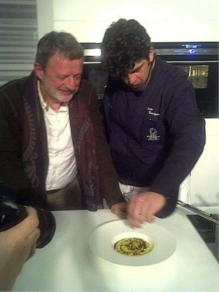 Alberto Lupini, direttore di Italia a Tavola, con Ilario Vinciguerra