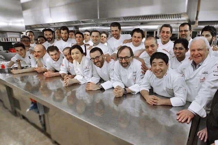 Brigata cena di gala al Rosa Alpina (foto Daniel Töchterle