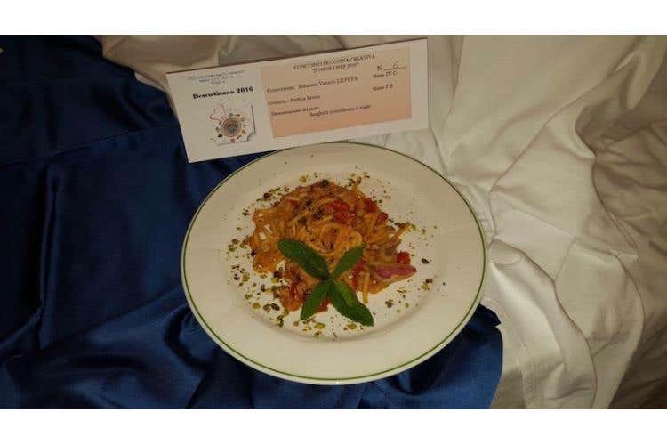 Spaghetti pomodorini e triglie