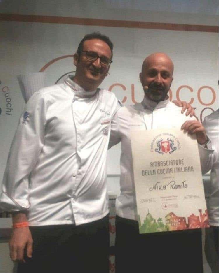 da sinistra: Rocco Pozzulo e Niko Romito