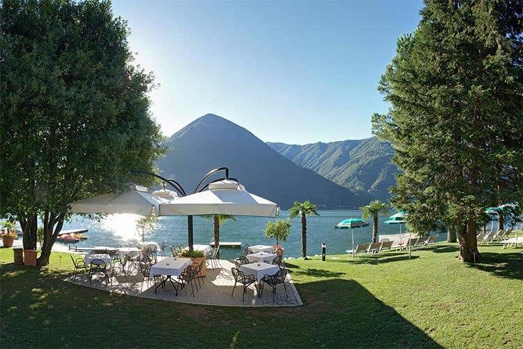 La Terrazza dell’Hotel Parco San Marco Lifestyle beach resort di Cima di Porlezza (Co)