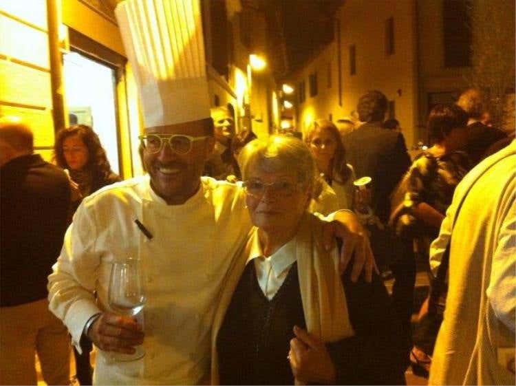 Giancarlo Morelli con la madre