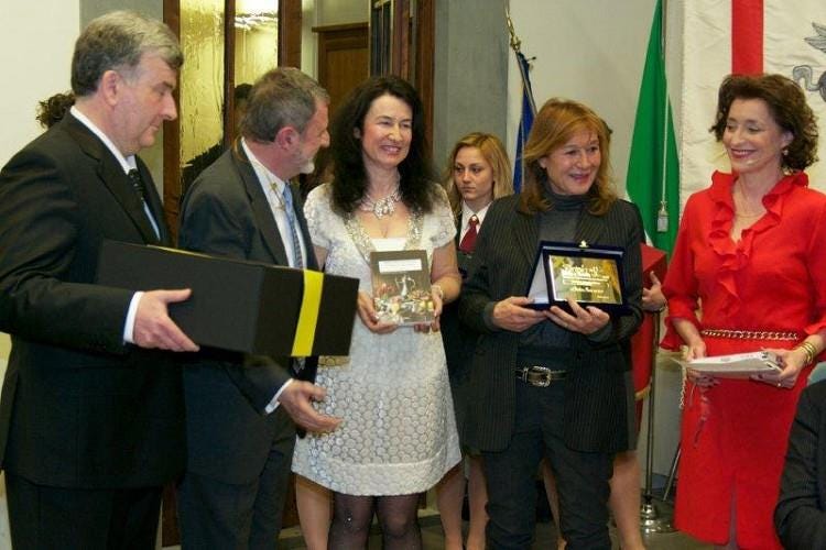 Gianni Picchi (Confcommercio Toscana), Alberto Lupini, Ketty Magni, Livia Iaccarino e Annamaria Tossani