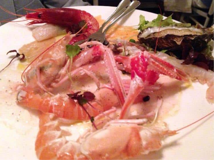Crudo di pesce all'italiana