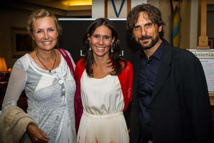 Licia Colò, Camilla Lunelli e Alessandro Antonino