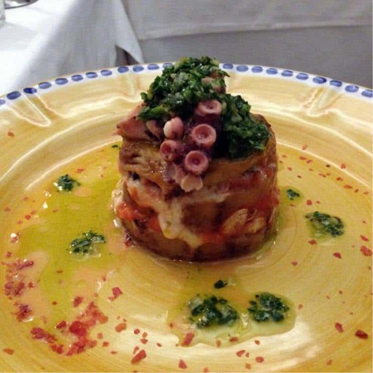 parmigiana di polipo