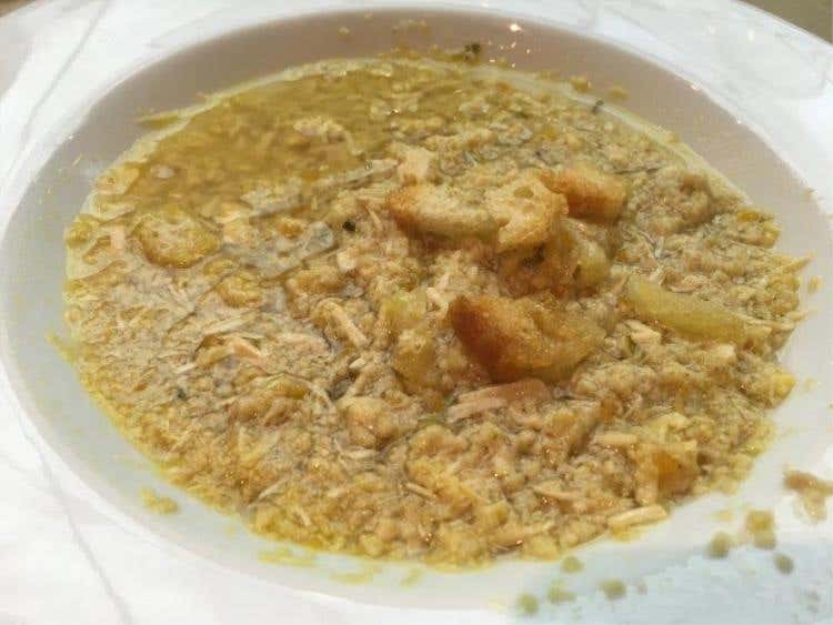 Zuppa di pollo dei Tarlati