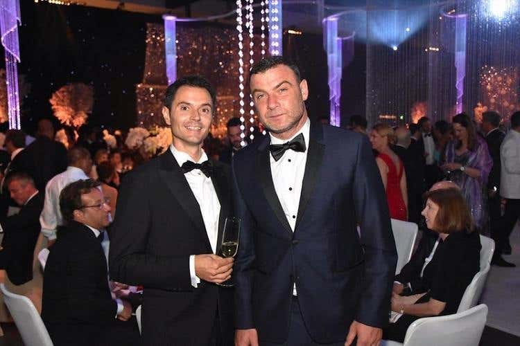 da sinistra: Alessandro Lunelli e Liev Schreiber