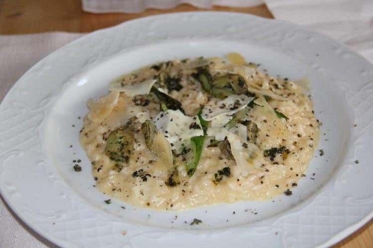 "Cacio e pepe con carciofi e asparagi" di Vincenzo Perez (1° classificato